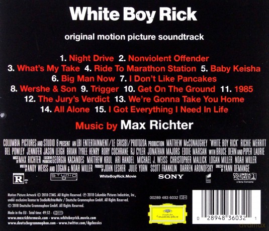 White Boy Rick soundtrack (Kokainowy Rick) (Max Richter) [CD]