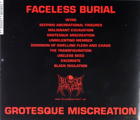 Faceless Burial: Grotesque Miscreation [CD]