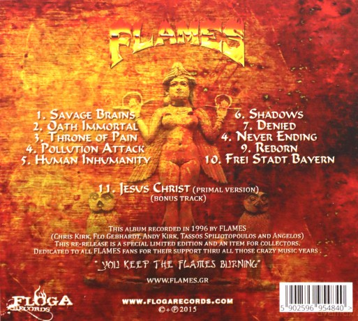 Flames: In Agony Rise (digipack) [CD]