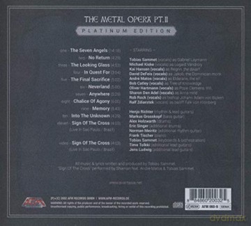Avantasia: The Metal Opera Pt. II (Platinum Edition) (digipack) [CD]