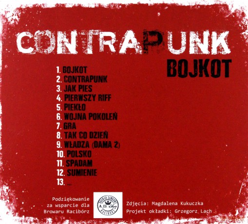 Contrapunk: Bojkot (digipack) [CD]