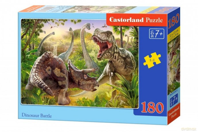 CASTORLAND 180 el. el. - Walka dinozaurów [PUZZLE]