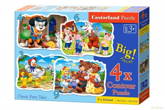 CASTORLAND 4w1 - Klaszyczne bajki [PUZZLE]
