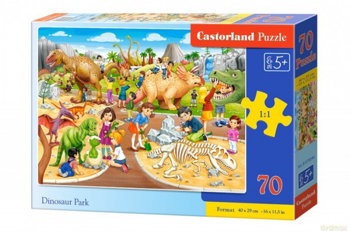 CASTORLAND 70 el. el. - Park dinozaurów [PUZZLE]