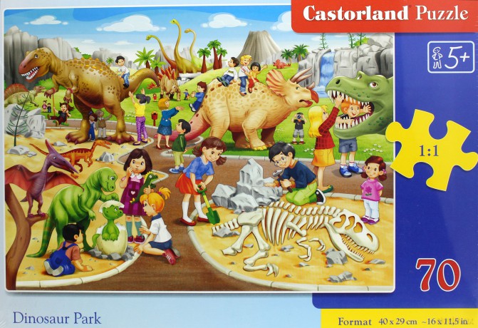 CASTORLAND 70 el. el. - Park dinozaurów [PUZZLE]