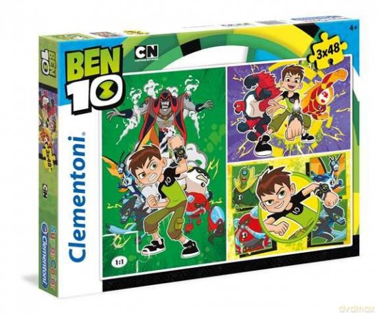 CLEMENTONI 3x48 el. el. Super Kolor Ben 10 [PUZZLE]