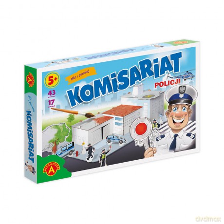 Domek do malowania komisariat policji
