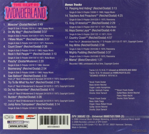 Wonderland: The Best Of (digipack) [CD]
