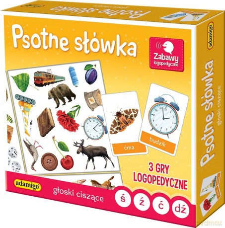 Psotne słówka - Głoski ciszące [GRA]