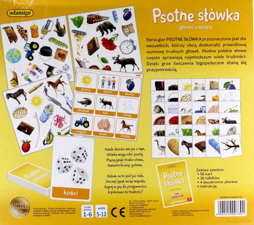 Psotne słówka - Głoski ciszące [GRA]