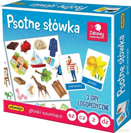 Psotne słówka - Głoski szumiące [GRA]