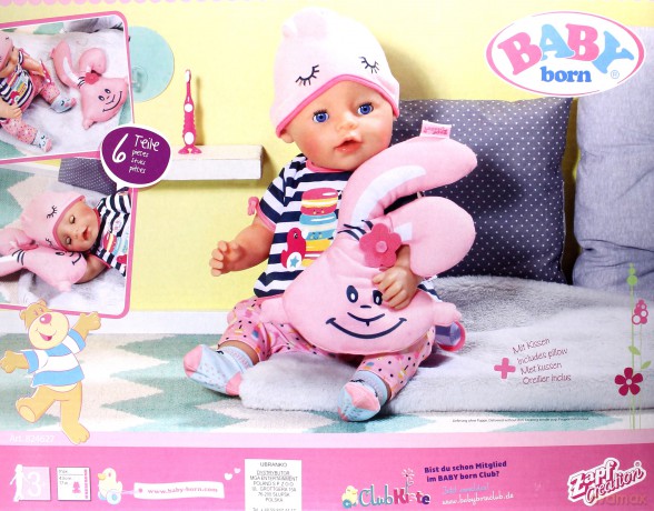 Zestaw do spania dla lalki Baby Born Piżama party