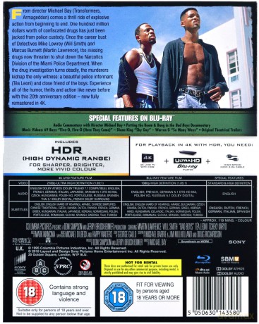 Bad Boys [Blu-Ray 4K]+[Blu-Ray]