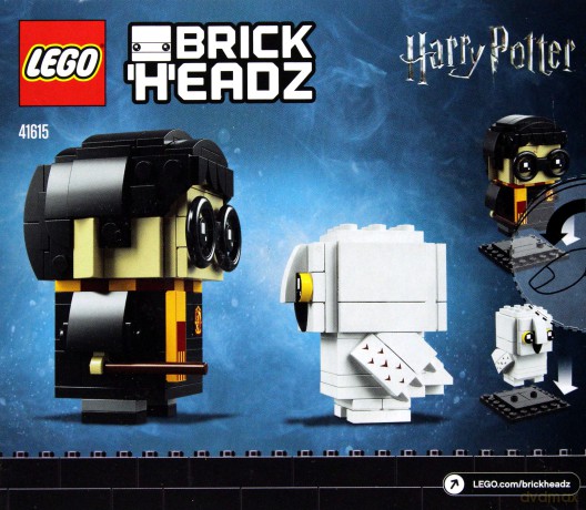 LEGO BrickHeadz - Harry Potter i Hedwiga (41615) [KLOCKI]