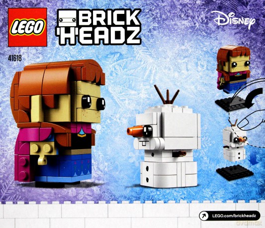LEGO BrickHeadz Anna i Olaf (41618) [KLOCKI]