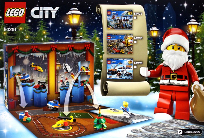 LEGO Kalendarz adwentowy City (60201) [KLOCKI]