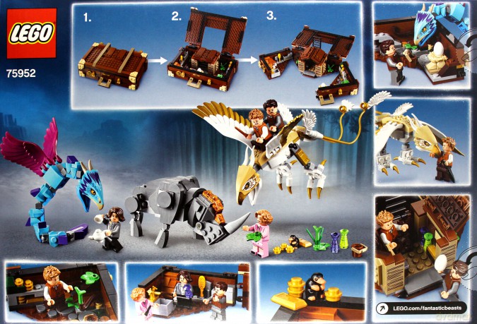 LEGO Walizka Newta z magicznymi stworzeniami (75952) [KLOCKI]