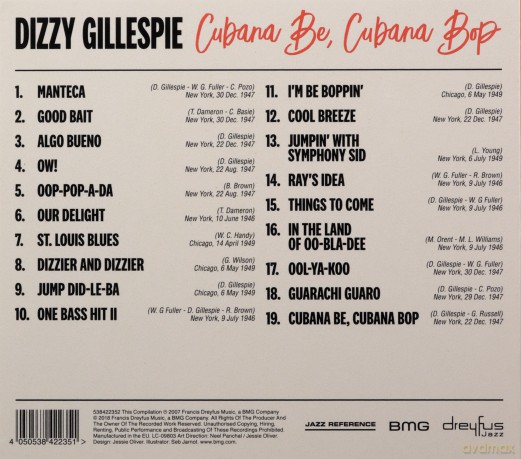 Dizzy Gillespie: Cubana Be, Cubana Bop [CD]