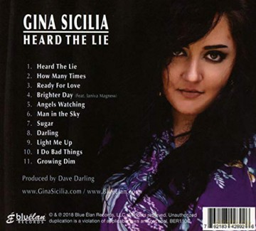 Gina Sicilia: Heard The Lie (digipack) [CD]
