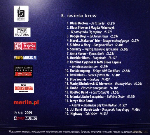 Antologia Polskiego Bluesa 2 Świeża krew [CD]