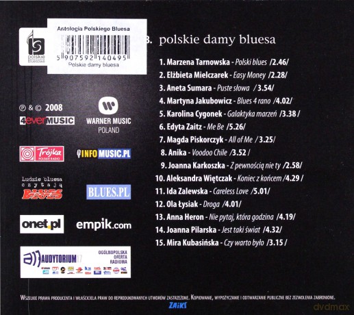 Antologia Polskiego Bluesa Polskie damy bluesa [CD]