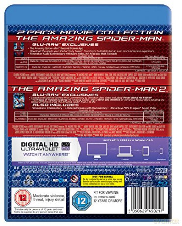 Amazing Spiderman 1-2 (Niesamowity Spider-Man 1-2) [2xBlu-Ray]