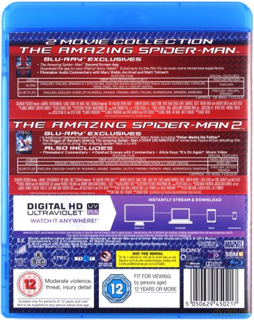 Amazing Spiderman 1-2 (Niesamowity Spider-Man 1-2) [2xBlu-Ray]