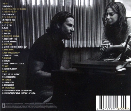 A Star Is Born soundtrack (Narodziny Gwiazdy) (Lady Gaga) (PL) [CD]