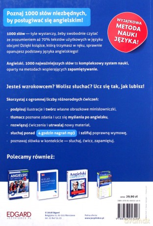 Angielski 1000 najważniejszych słów [KSIĄŻKA]