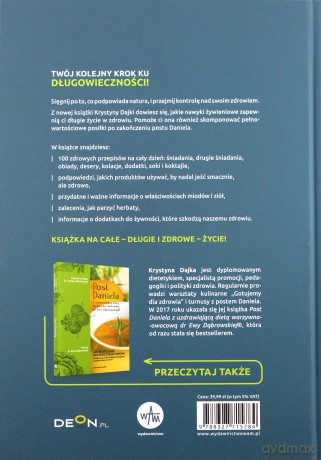 Dieta długowieczności. Książka kulinarna - Krystyna Dajka [KSIĄŻKA]