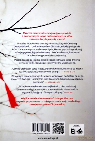 Dziennik mojego zniknięcia - Camilla Grebe [KSIĄŻKA]
