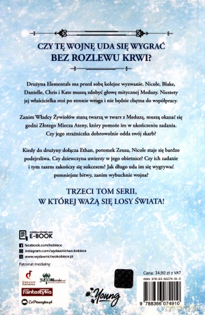 Głowa meduzy. Elementals (Tom 3) - Michelle Madow [KSIĄŻKA]