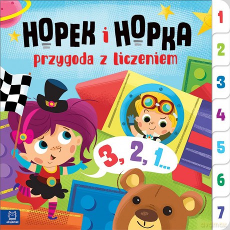 Hopek i Hopka. Przygoda z liczeniem. Interaktywna książeczka dla dzieci [KSIĄŻKA]