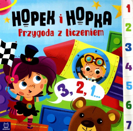 Hopek i Hopka. Przygoda z liczeniem. Interaktywna książeczka dla dzieci [KSIĄŻKA]