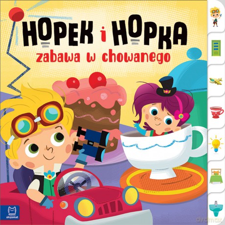Hopek i Hopka. Zabawa w chowanego interaktywna książeczka dla dzieci [KSIĄŻKA]
