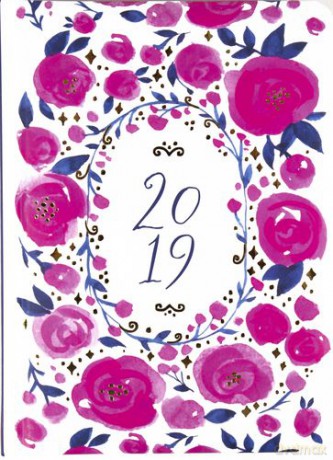 Kalendarz 2019 flora B6 tns róże 70181 [KALENDARZ]
