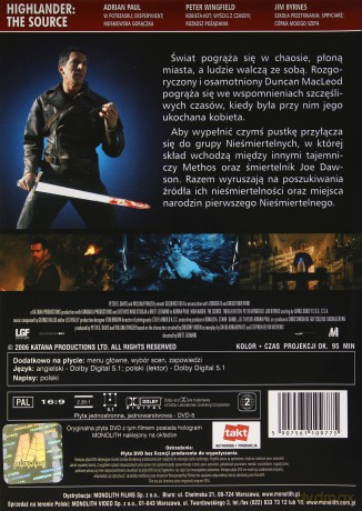Nieśmiertelny: Źródło [DVD]