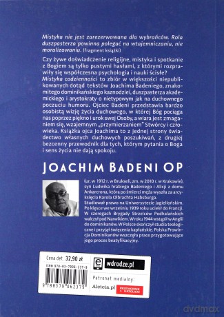 Mistyka codzienności - Joachim Badeni [KSIĄŻKA]