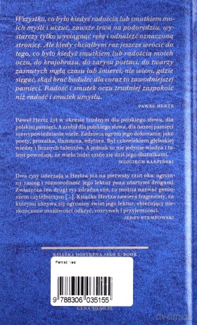 Pamięć i ład - Paweł Hertz [KSIĄŻKA]