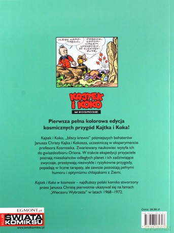 Przyjaciel jol. Kajtek i Koko w kosmosie (Tom 3) - Janusz Christa [KOMIKS]