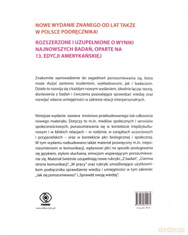 Relacje interpersonalne. Proces porozumiewania się - Ronald B. Adler, Lawrence B. Rosenfeld, Russell F. Proctor [KSIĄŻKA]