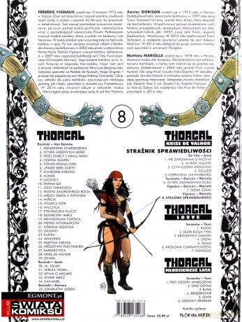 Strażnik sprawiedliwości. Thorgal Kriss de Valnor (Tom 8) - Xavier Dorison, Mathieu Mariolle, Frederic Vignaux [KOMIKS]