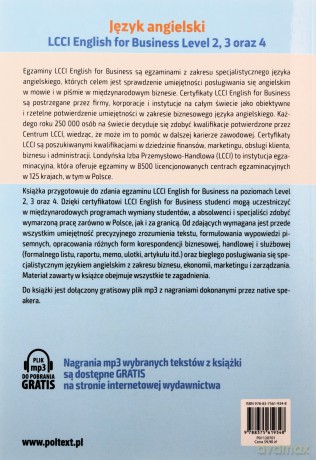 Success in business, success in life. Przygotuj się do międzynarodowego egzaminu kwalifikacyjnego Londyńskiej Izby Przemysłowo-Handlowej lCCI z angielskiego języka biznesowego English for Business - Zofia M. Patoka, Alicja Fandrejewska [KSIĄŻKA]
