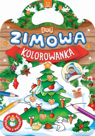 Zimowa kolorowanka [KSIĄŻKA]