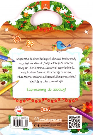 Zimowa kolorowanka [KSIĄŻKA]