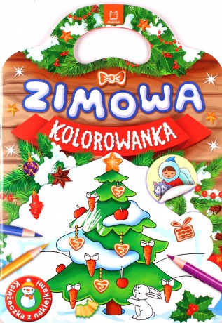 Zimowa kolorowanka [KSIĄŻKA]