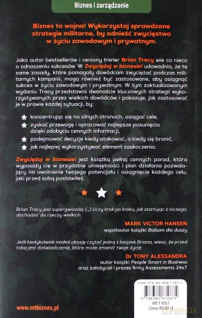 Zwyciężaj w biznesie. Strategie i taktyki wojenne na biznesowym polu walki - Brian Tracy [KSIĄŻKA]