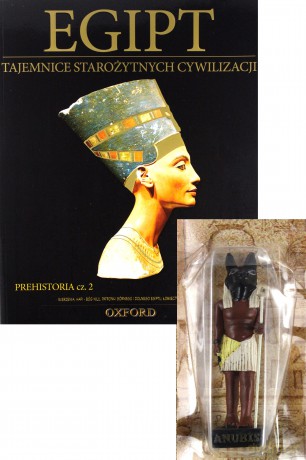 Tajemnice starożytnych cywilizacji 02: Prehistoria cz. 2 + Figurka Anubis [KSIĄŻKA]+[FIGURKA]