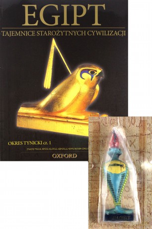 Tajemnice starożytnych cywilizacji 03: Okres tynicki cz. 1 + Figurka Wadżet [KSIĄŻKA]+[FIGURKA]