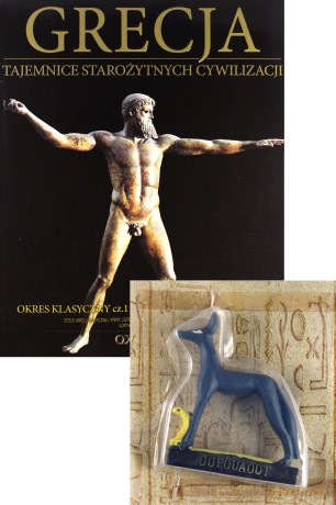 Tajemnice starożytnych cywilizacji 18: Okres klasyczny cz. 1 + figurka Qupouaout [KSIĄŻKA]+[FIGURKA]